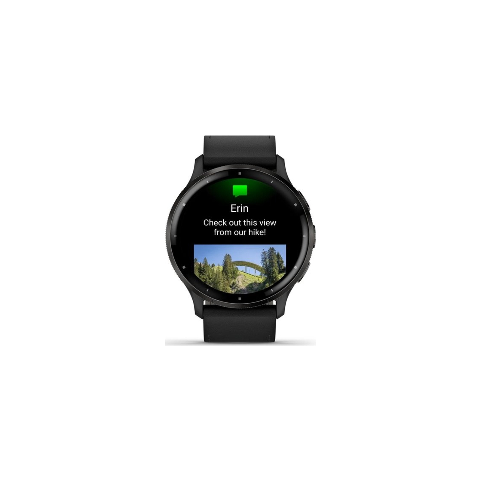 Смарт-годинник Garmin Venu 3, Black + Slate, Leather, GPS (010-02784-52) зображення 7