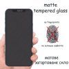 Скло захисне Drobak Matte Glass A+ Apple iPhone 14 (Black) (292945) зображення 5