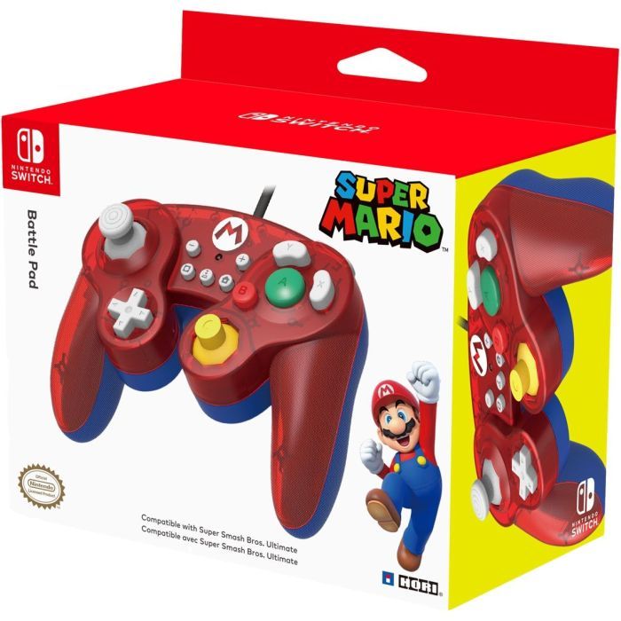 Геймпад Hori Battle Pad (Mario) for Nintendo Switch (NSW-107U) изображение 3