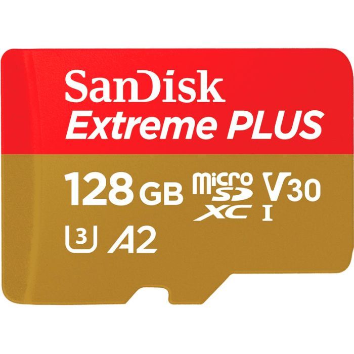 Карта пам'яті SanDisk 128GB microSD class 10 V30 Extreme PLUS (SDSQXBD-128G-GN6MA) зображення 2