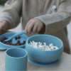 Набір дитячого посуду MinikOiOi BLW Set I - Mineral Blue (101070056) зображення 4