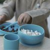 Набір дитячого посуду MinikOiOi BLW Set I - Mineral Blue (101070056) зображення 4