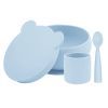 Набір дитячого посуду MinikOiOi BLW Set I - Mineral Blue (101070056)
