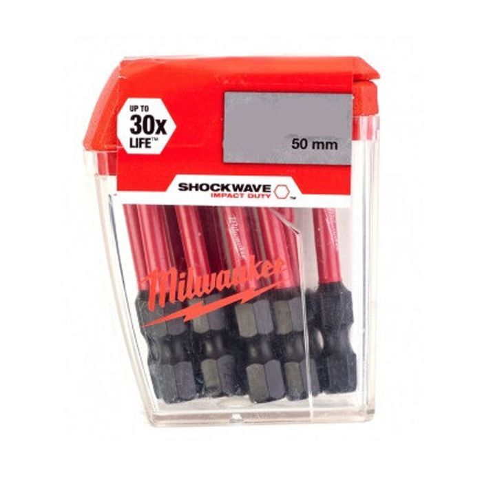 Набор бит Milwaukee SHOCKWAVE TX30, 50мм, 10шт (4932471574) изображение 2