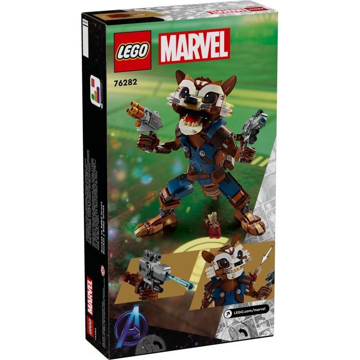 Конструктор LEGO Super Heroes Ракета и малыш Грут 566 деталей (76282) изображение 7
