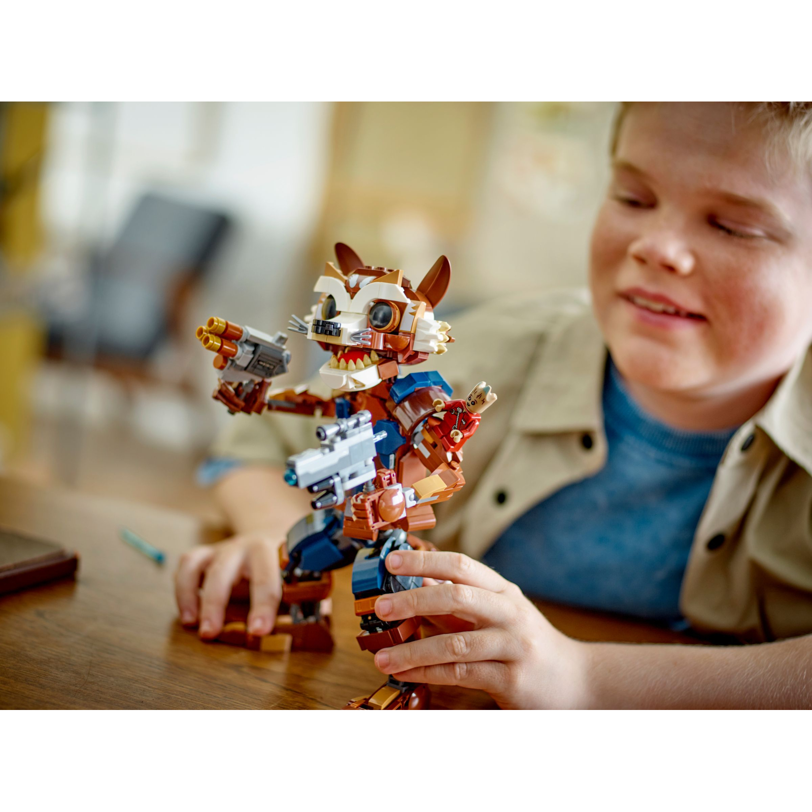 Конструктор LEGO Super Heroes Ракета й малюк Ґрут 566 деталей (76282) зображення 9