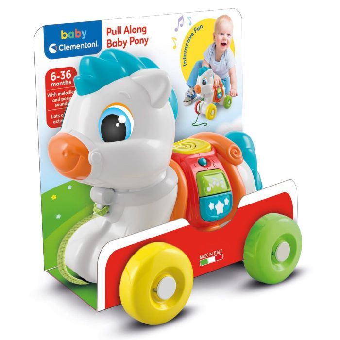 Каталка Clementoni музична Pull Along Baby Pony (17812) зображення 2