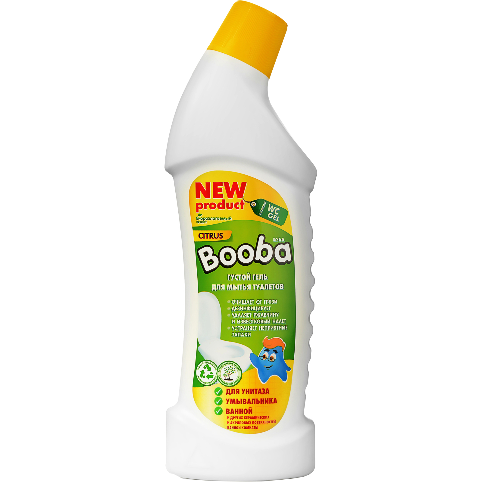 Средство для чистки унитаза Booba Citrus 750 мл (4820187580210)