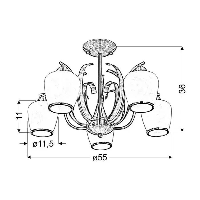 Люстра Candellux OPERA (35-54968) изображение 2