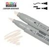 Художественный маркер Marvy двусторонний 1900B-S Серо-коричневый (752481291384)