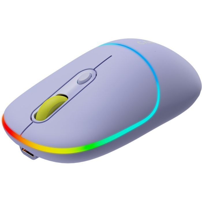 Мышка Canyon MW-22 Dual Band RGB Wireless Pearl Rose (CNS-CMSW22PR) изображение 3