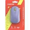 Мышка Canyon MW-22 Dual Band RGB Wireless Mountain Lavender (CNS-CMSW22ML) изображение 6