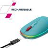 Мышка Canyon MW-22 Dual Band RGB Wireless Mountain Lavender (CNS-CMSW22ML) изображение 8