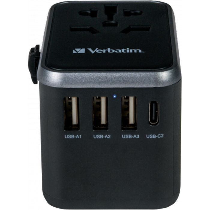 Зарядний пристрій Verbatim UTA-04 PD61W (3xUSB-A/2xUSB-C) (49546) зображення 10