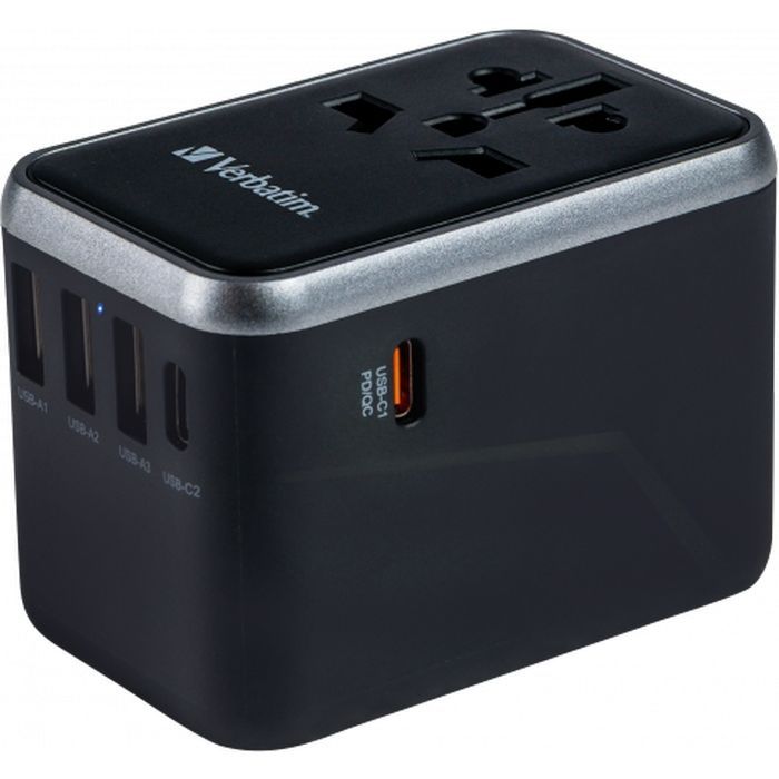Зарядний пристрій Verbatim UTA-04 PD61W (3xUSB-A/2xUSB-C) (49546) зображення 8