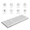 Клавиатура OfficePro SK985W Wireless/Bluetooth White (SK985W) изображение 10
