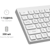 Клавіатура OfficePro SK985W Wireless/Bluetooth White (SK985W) зображення 11