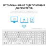 Клавиатура OfficePro SK985W Wireless/Bluetooth White (SK985W) изображение 12