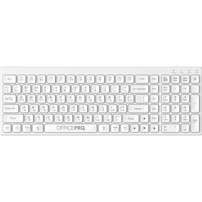 Клавиатура OfficePro SK985B Wireless/Bluetooth Black (SK985B)