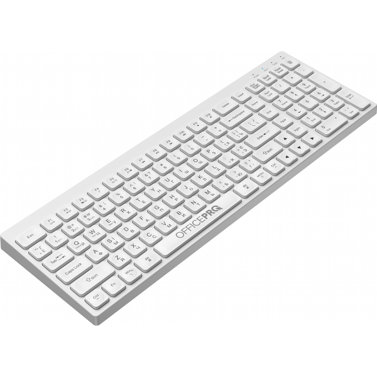 Клавиатура OfficePro SK985W Wireless/Bluetooth White (SK985W) изображение 3