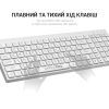 Клавиатура OfficePro SK985W Wireless/Bluetooth White (SK985W) изображение 7