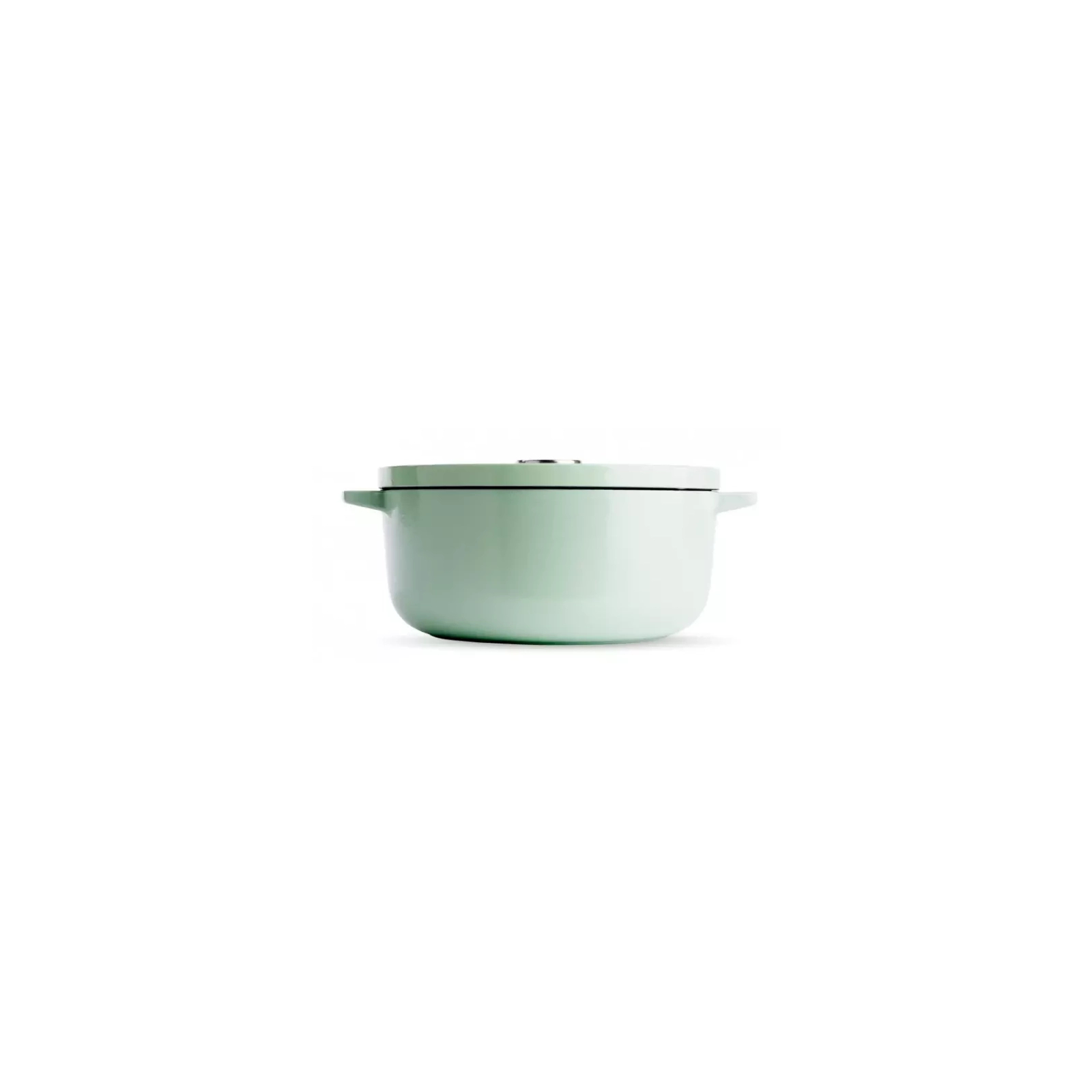 Каструля KitchenAid чавунна з кришкою 3,3 л Мигдалевий крем (CC006056-001) зображення 2