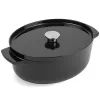 Гусятница KitchenAid Cast Iron 30 см 5,6 л Чорна (CC006064-001)