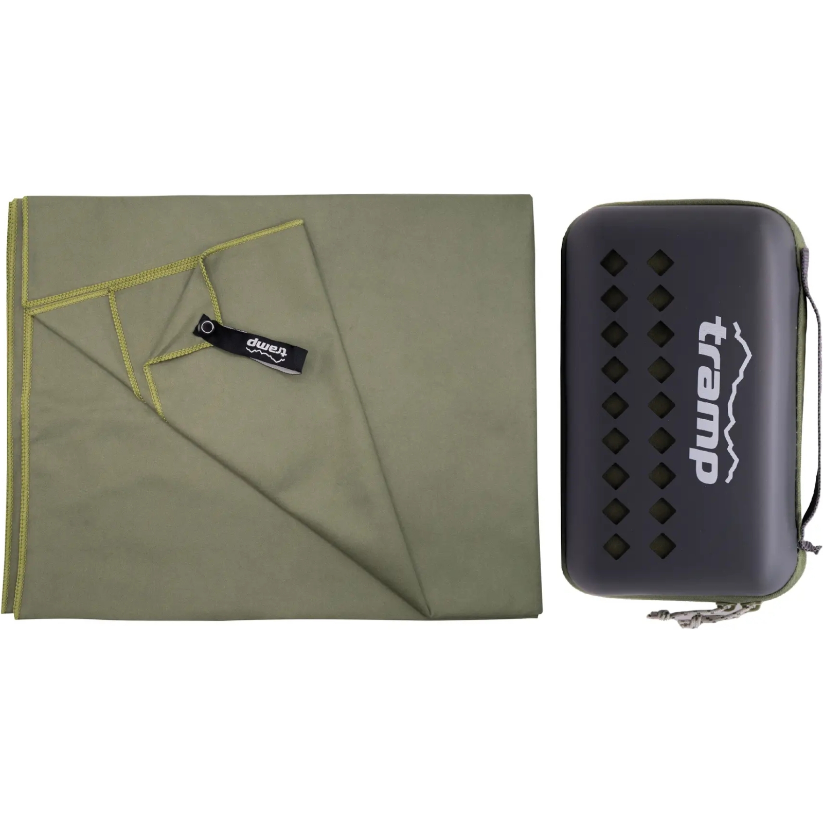 Полотенце Tramp з мікрофібри в чохлі Pocket Towel 60х120 L Army green (UTRA-161-L-army-green)