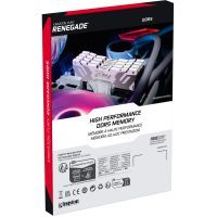 Модуль памяти для компьютера DDR5 32GB (2x16GB) 6800 MHz Renegade White/Silver Kingston Fury (ex.HyperX) (KF568C36RWK2-32) изображение 5