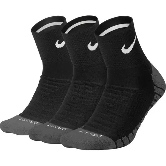 Шкарпетки Nike U NK EVRY MAX CUSH ANKLE 3PR SX5549-010 46-50 3 пари Чорні (091206422925)