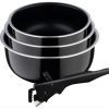 Набор посуды Bergner Click&Cook ковші 16/18/20 см 4 предмета (BG-31608-BK)