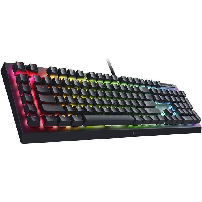 Клавиатура Razer BlackWidow V4 X Yellow Switch USB RU Black (RZ03-04702500-R3R1) изображение 2
