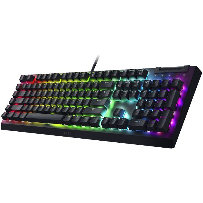 Клавиатура Razer BlackWidow V4 X Yellow Switch USB RU Black (RZ03-04702500-R3R1) изображение 4