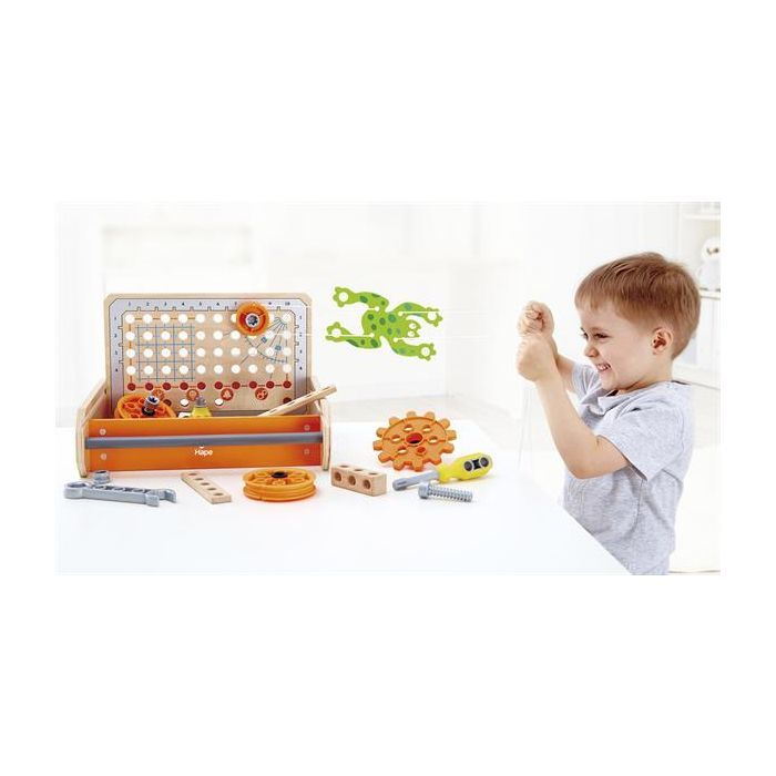 Конструктор Hape Junior Inventor Инструменты для экспериментов 32 элемента (E3029) изображение 8
