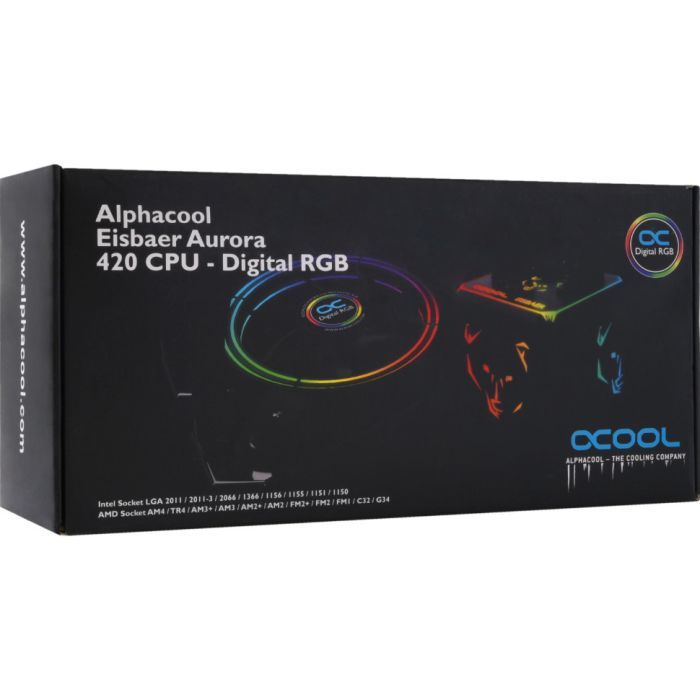 Система жидкостного охлаждения Alphacool AURORA 420/DIGITAL RGB 11731 изображение 9