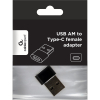 Переходник USB-A Male to USB-C Female USB2.0 Cablexpert (A-USB2-AMCF-02) изображение 3