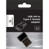 Перехідник USB-A Male to USB-C Female USB2.0 Cablexpert (A-USB2-AMCF-02) зображення 3