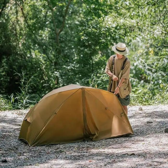 Палатка Naturehike одномісний NH22ZP020 коричневий (6927595799000) изображение 3