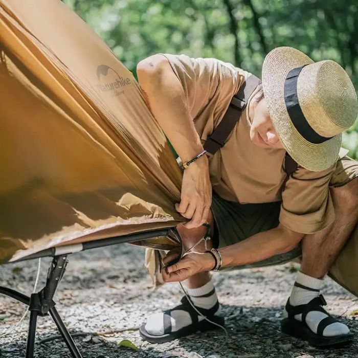 Палатка Naturehike одномісний NH22ZP020 коричневий (6927595799000) изображение 5