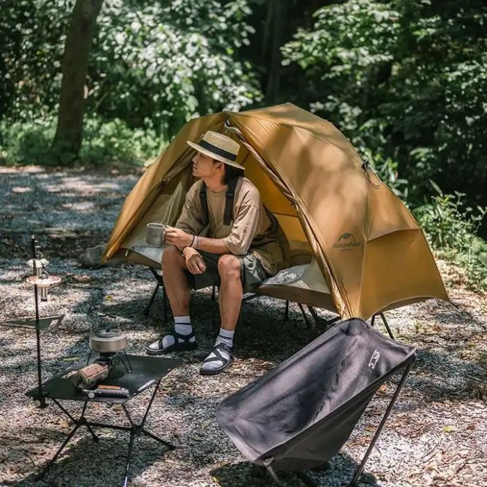 Палатка Naturehike одномісний NH22ZP020 коричневий (6927595799000) изображение 6