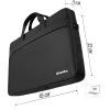 Сумка для ноутбука ColorWay 17.3" Modern Black (CW-LBM173-BK) изображение 5