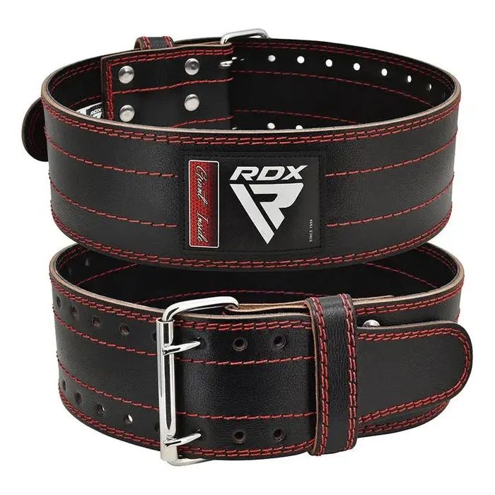 Атлетический пояс RDX для пауерліфтингу RD1 шкіряний Blue L (WPB-RD1U-L) изображение 2