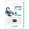 USB флеш накопичувач Wibrand 8GB Scorpio Black USB 2.0 (WI2.0/SC8M3B) зображення 2