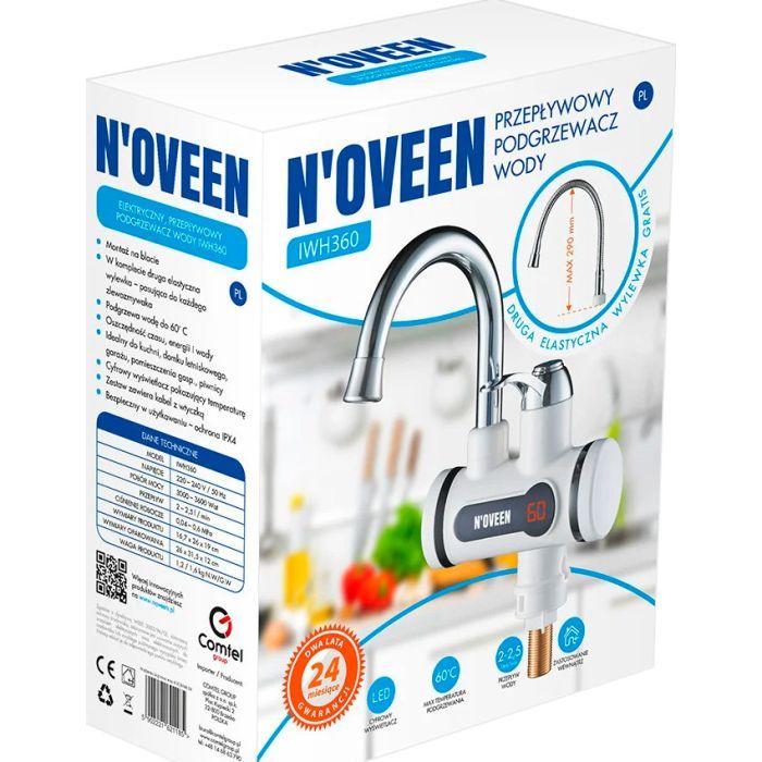 Проточний водонагрівач N'oveen IWH360 зображення 4