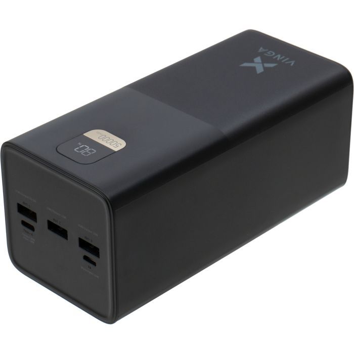 Батарея універсальна Vinga 50000 mAh 22.5W Display Black (VPBB5022) зображення 7