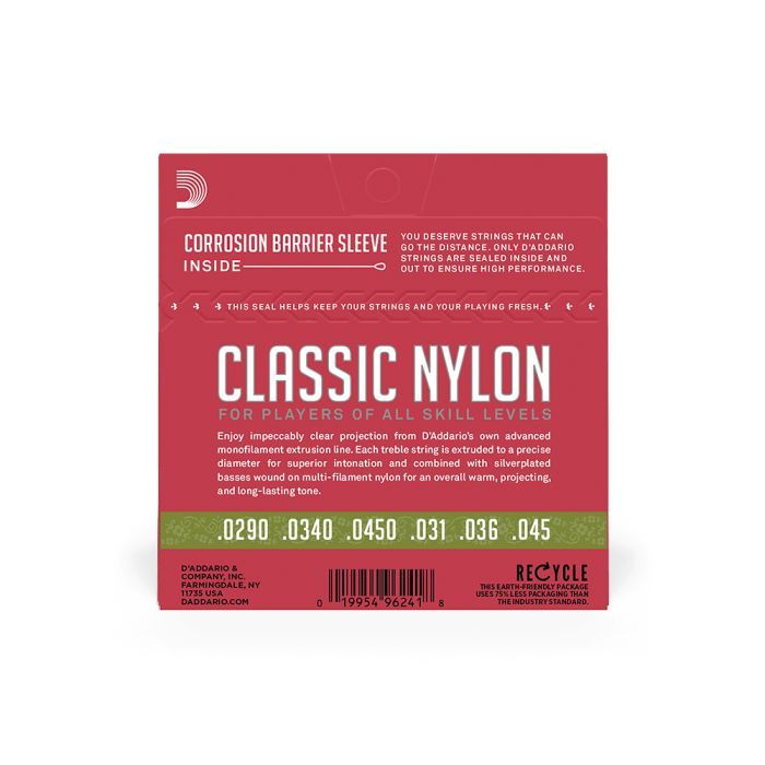 Струни для гітари D'Addario Student Classics Normal Tension 1/2 (EJ27N 1/2) зображення 3