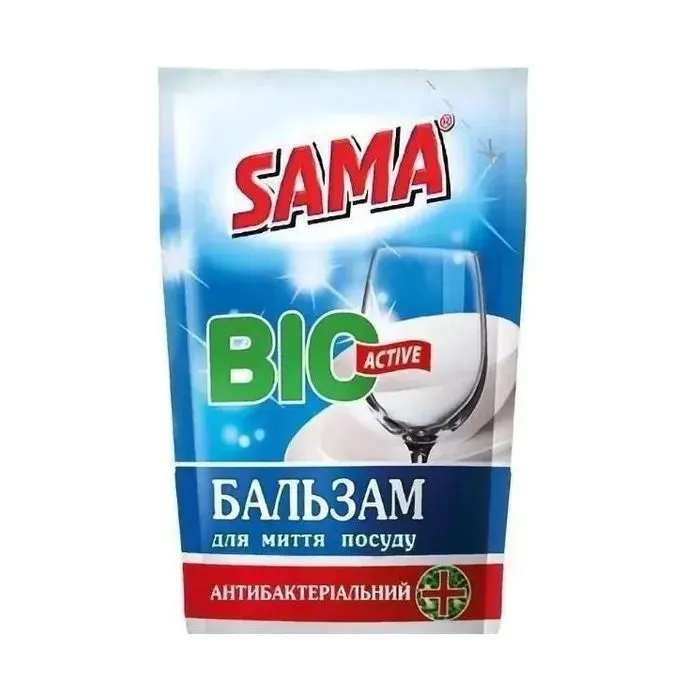 Засіб для ручного миття посуду Sama Антибактеріальний бальзам 450 г (4820270630334)