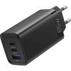 Зарядний пристрій Vention 3xUSB 65W (2xUSB-C+USB-A) PD3.0+QC4.0 black (FEDB0-EU)