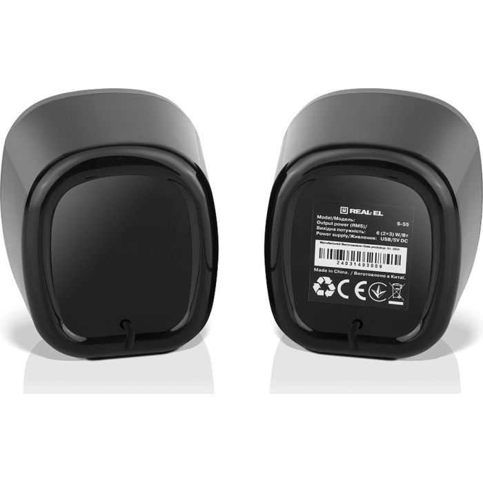 Акустическая система REAL-EL S-55 Black (EL121100014) изображение 4