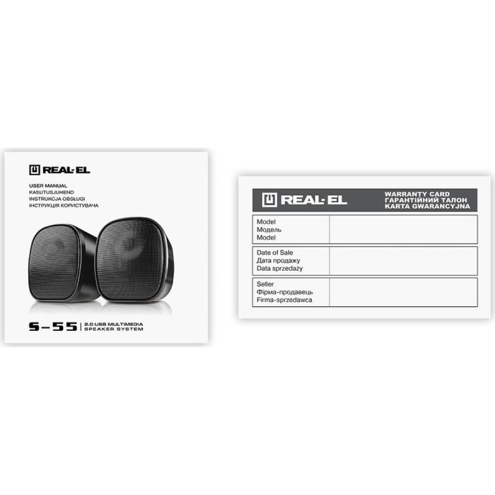 Акустическая система REAL-EL S-55 Black (EL121100014) изображение 6